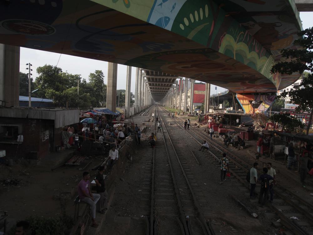 A cacophony of traffic on a main street in Dhaka, where life has more or less returned to normal following weeks of a deadly crackdown against students who led a movement to oust the former prime minister, who fled to India on Aug. 5.