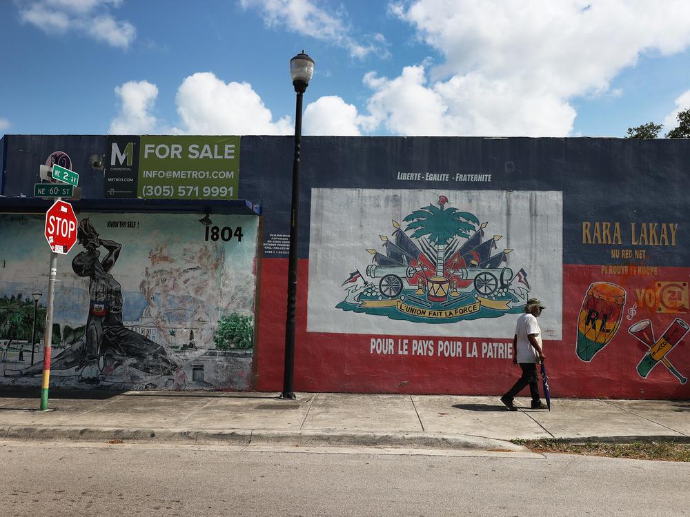 Little Haiti is known for its colorful murals and storefronts, as seen here in a 2021 photo.