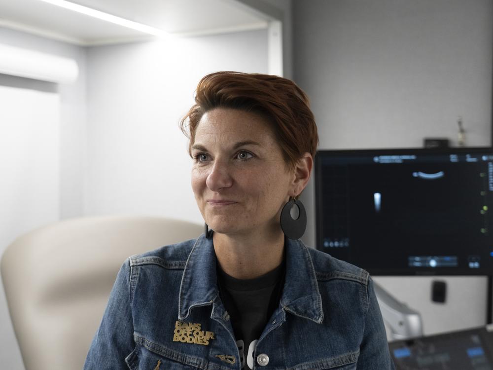 Dr. Colleen McNicholas is one of the providers meeting with patients at Planned Parenthood's mobile health clinic in Chicago, just miles away from the site of the DNC.