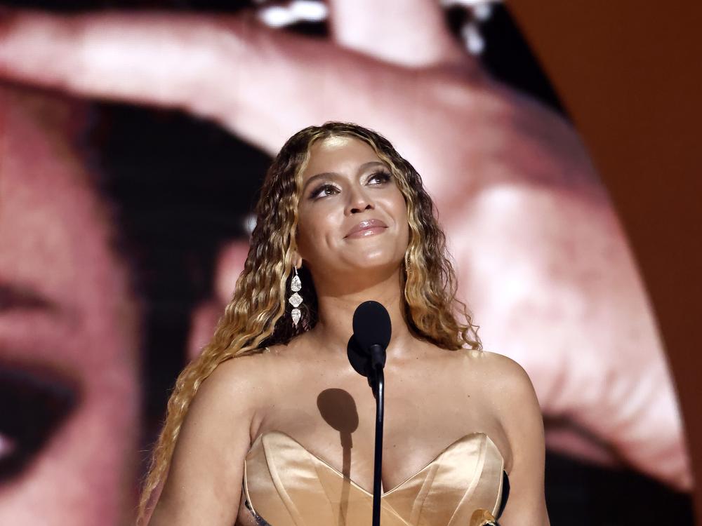 Beyoncé accepts Best Dance/Electronic Music Album for “Renaissance” onstage during the 65th GRAMMY Awards at Crypto.com Arena on February 05, 2023.