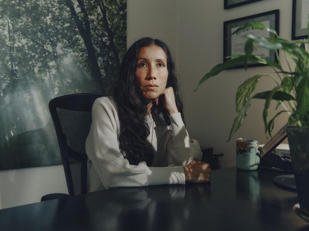 Melissa Todd in her office in Eugene, Oregon.