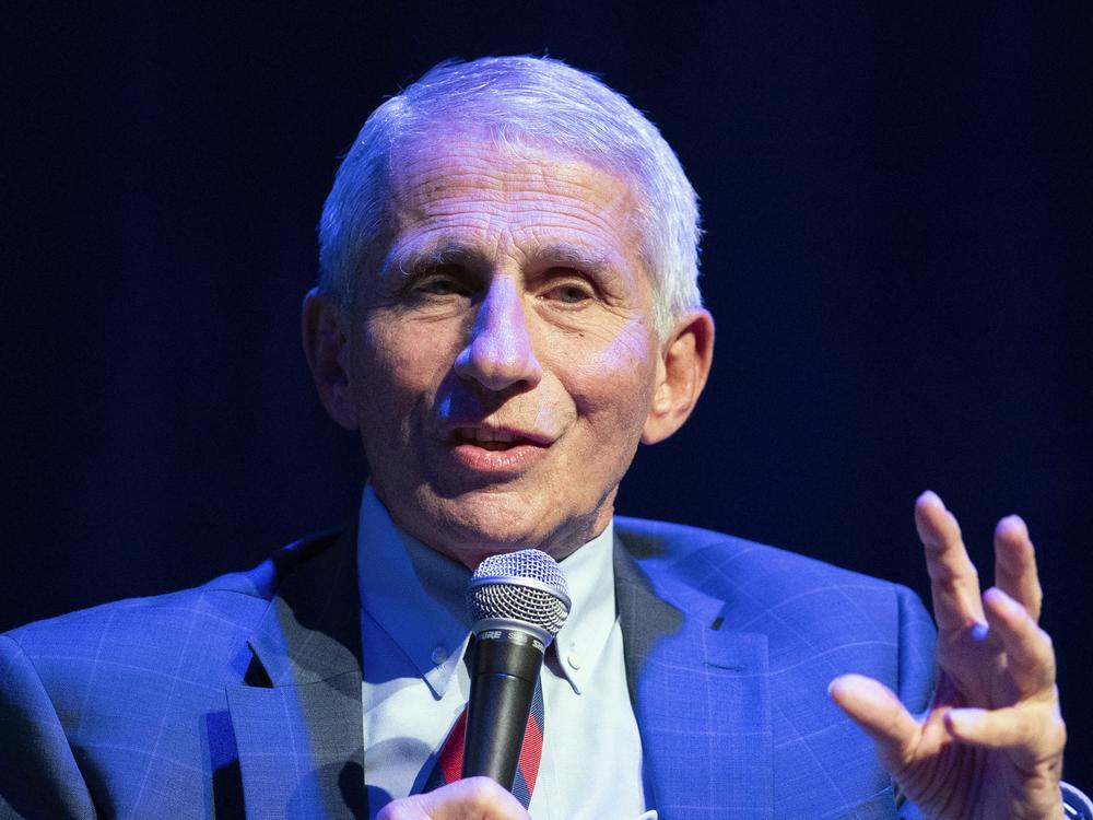 Dr. Anthony Fauci speaks at the Lincoln Theatre on June 21 in Washington, D.C.