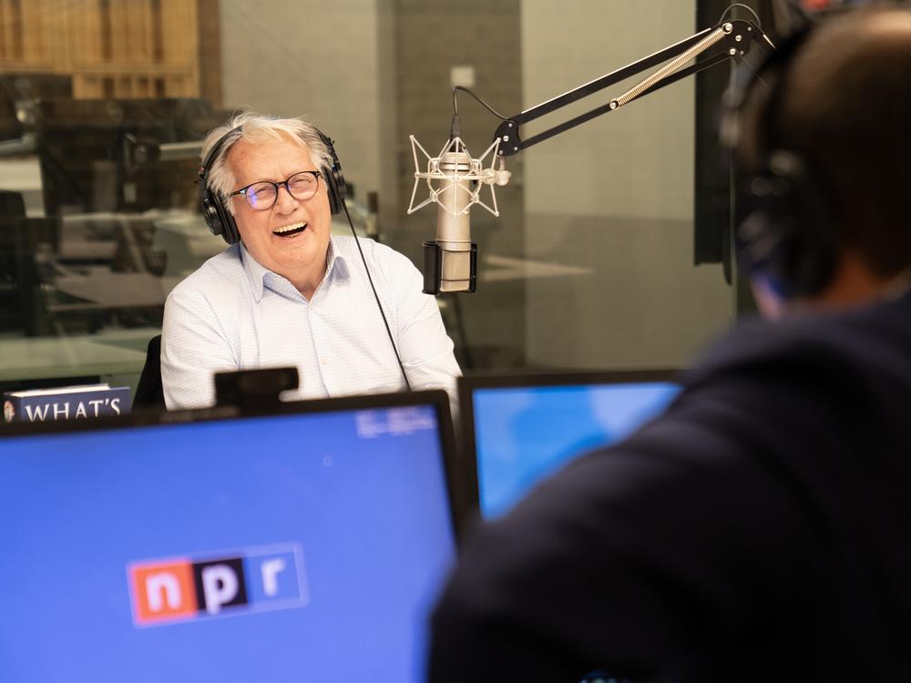 Martin Sheen, who played President Jed Bartlet in <em>The West Wing</em>, in conversation with <em>All Things Considered</em> host Scott Detrow in the NPR studios.