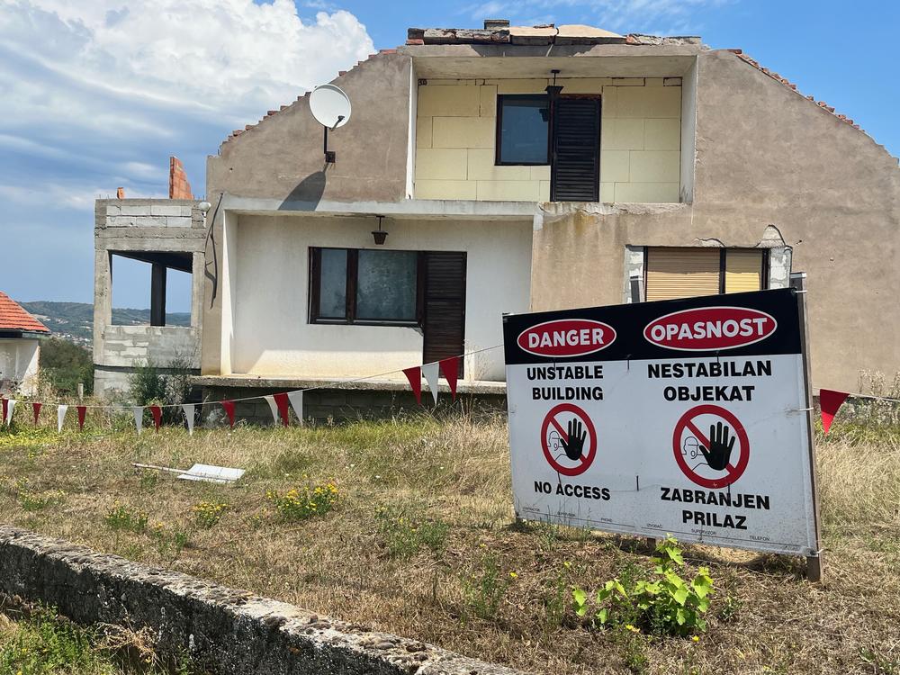 A house in the Jadar Valley that has been purchased by Rio Tinto is in the process of being demolished to make way for the potential lithium mine.