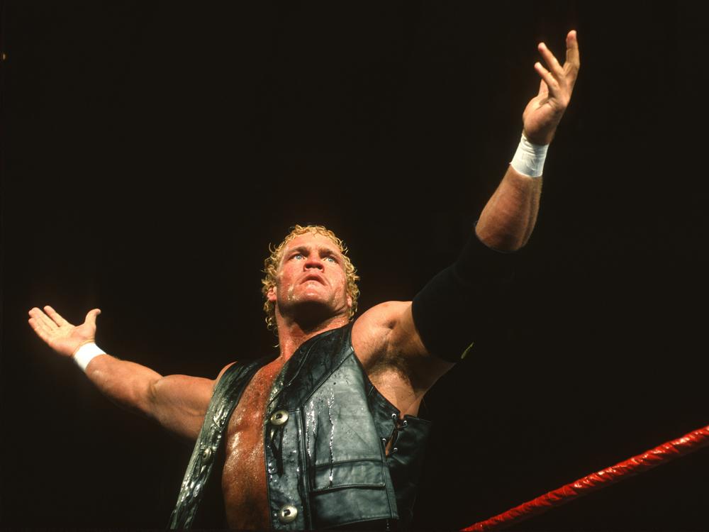 Professional wrestler Sid Eudy looks on during Monday Night RAW at Madison Square Garden in New York City on Jan. 25, 1997.