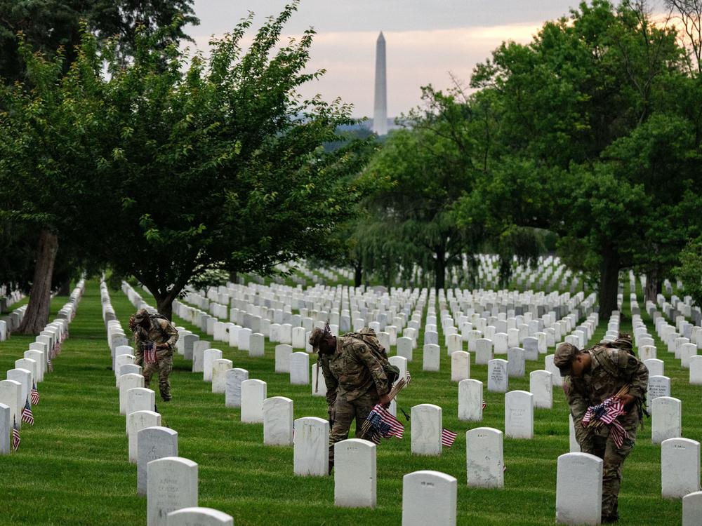 Members of the 3rd U.S. Infantry Regiment, also known as the 