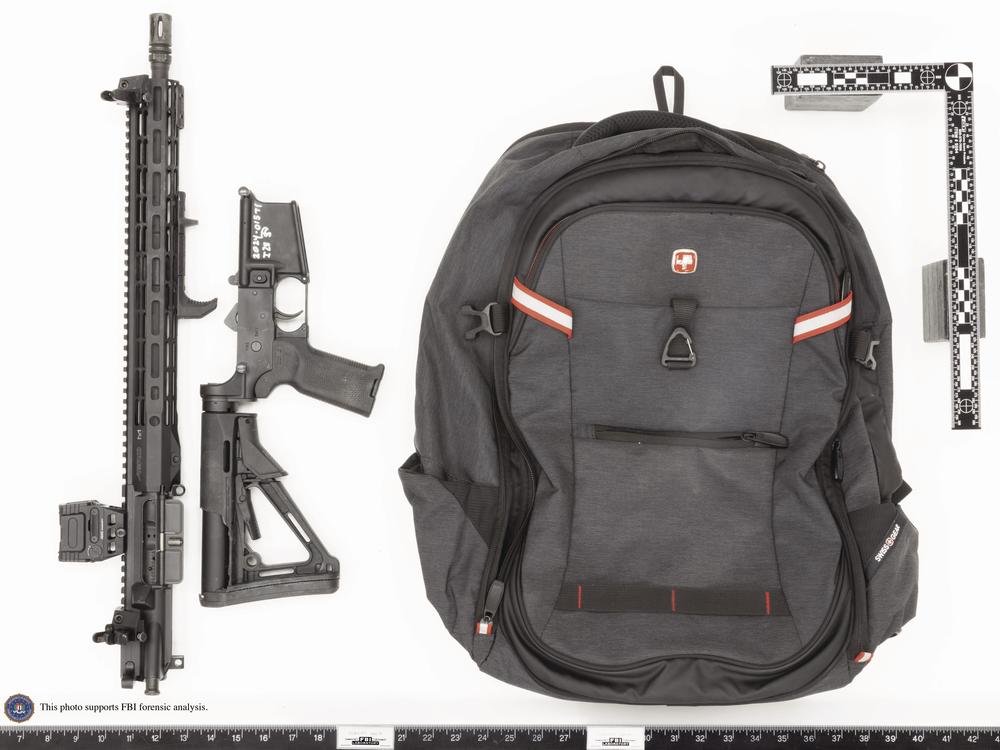 The FBI released photos on Wednesday of the rifle of Trump shooter Thomas Crooks, broken down as was likely done for transport, and the backpack recovered onsite at the Butler, Pa., rally.