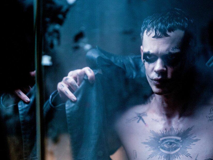  Bill Skarsgård in <em>The Crow.</em>