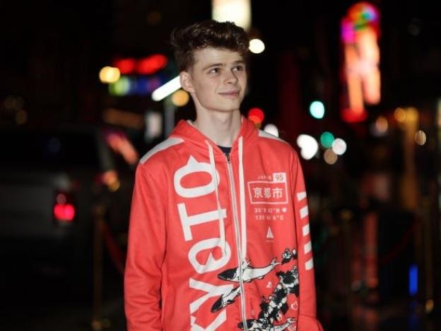 Merrick Hanna, 19, known initially for his appearance on 