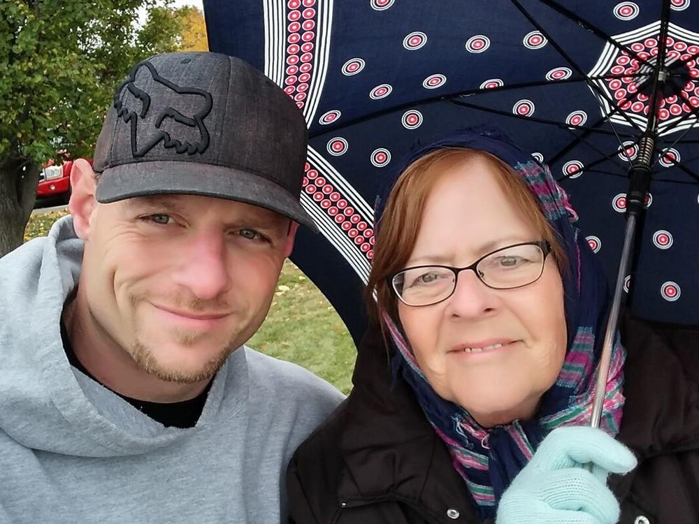  Luke Thornhill and his mother, Nancy Richardson, in an undated photo.