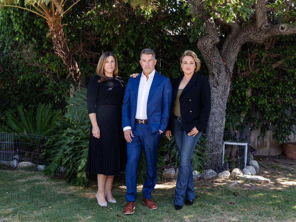 Suzi Emmerling (left), Jeremy Bernard and Naomi Seligman, who all previously worked under then-Mayor Eric Garcetti in Los Angeles, have come forward and called into question whether he lied under oath.