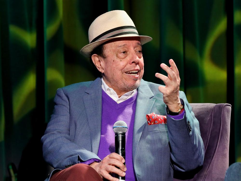 Sérgio Mendes speaks at the event 