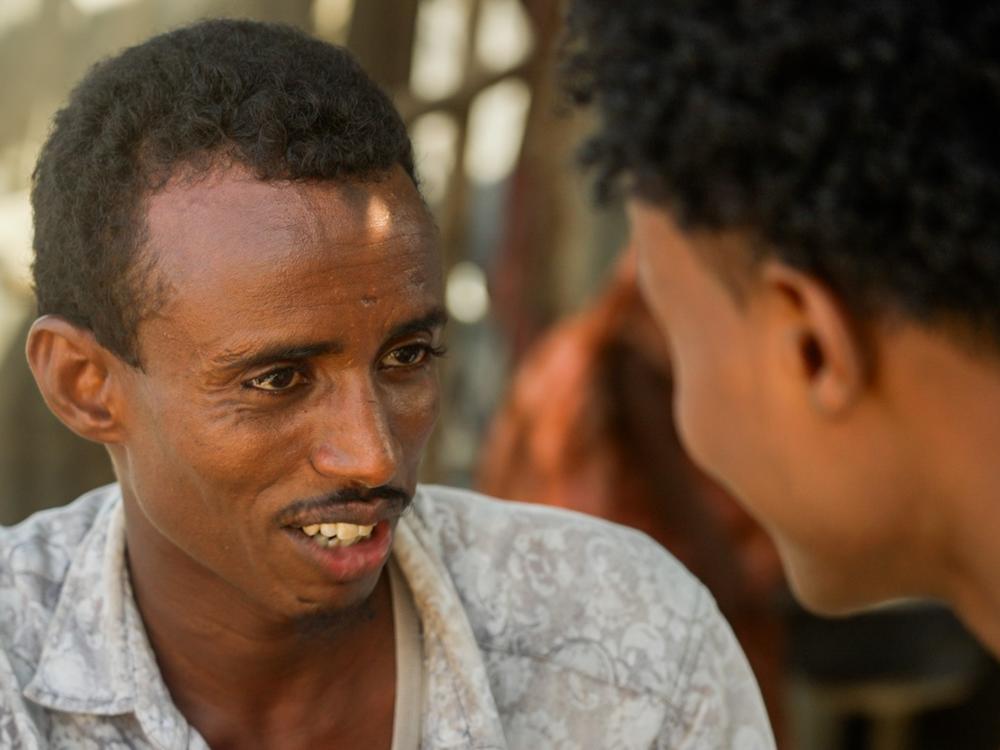<em>Mohammed Hassan Mohammed arrived in Ethiopia as a teenager from neighboring Eritrea, where his status as a member of the Afar ethnic group may have marked him out for discrimination. He and his young family survived the suspension of U.S. food aid to the refugee camp where he lives, but he says he knew other families that struggled to keep their children alive during those months of limited food aid. </em>