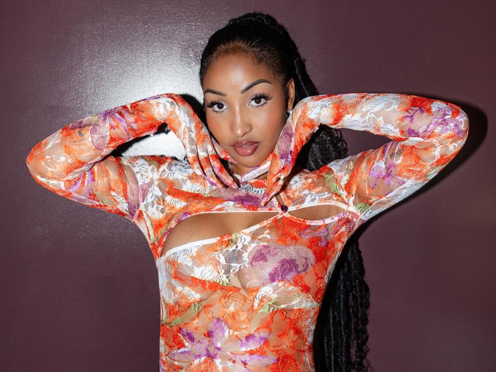  Shenseea before a performance at Webster Hall in New York City.