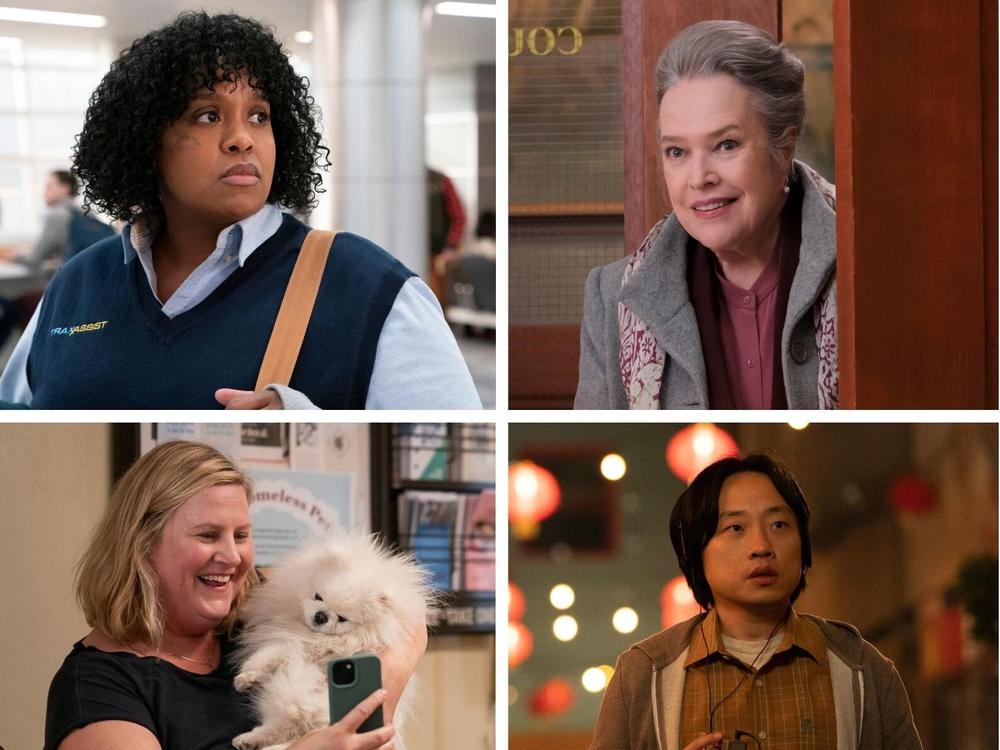  Clockwise from left: <em>How to Die Alone, Matlock, Leonardo da Vinci, Grotesquerie, Interior Chinatown, Somebody Somewhere</em>