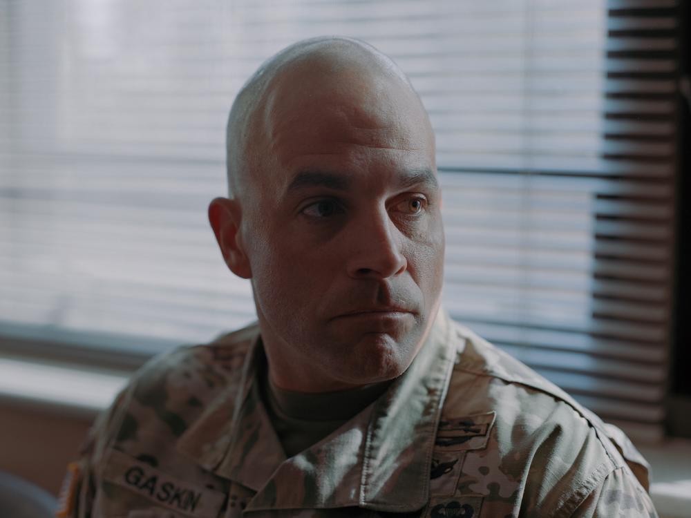 Command Sgt. Maj. Joe Gaskin, of the 1st Brigade, 11th Airborne Division at Fort Wainwright in Fairbanks. Gaskin was no stranger to suicide when he arrived in Alaska, having experienced three suicides within his brigade during his tenure at Fort Carson, Colorado. There have been seven confirmed suicides within his brigade since his arrival. 