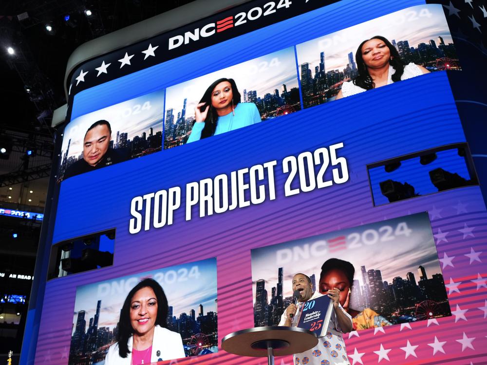 Project 2025 was a big part of the Democratic National Convention, with comedian Kenan Thompson carrying out a cartoon-size version of Project 2025 to make fun of Trump and the effort.