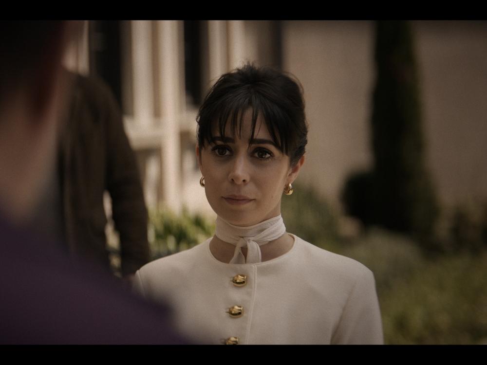 Sofia Falcone (Cristin Milioti) stares daggers. And axes. And sledgehammers. And machine guns.