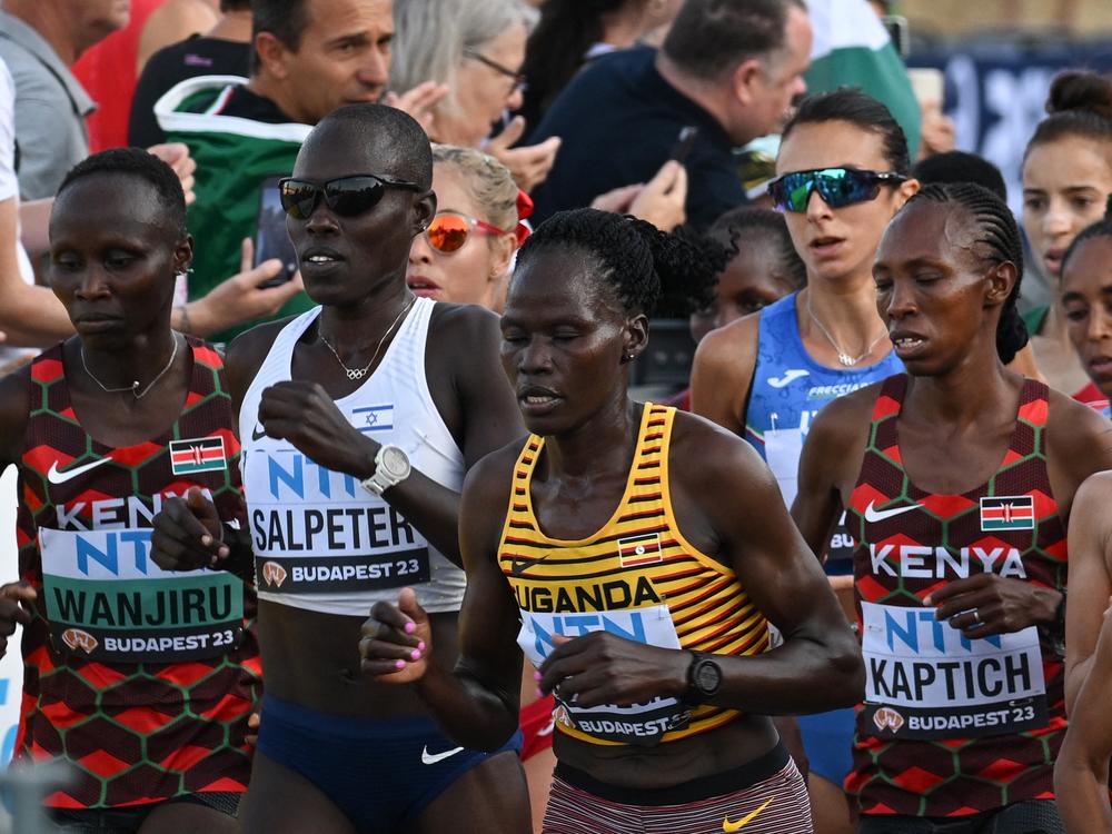 Uganda's Rebecca Cheptegei (third from left), died after being set on fire in her home. The man who allegedly attacked her has also died, in a case that has renewed calls for more awareness and protections for women against domestic violence in Kenya. 