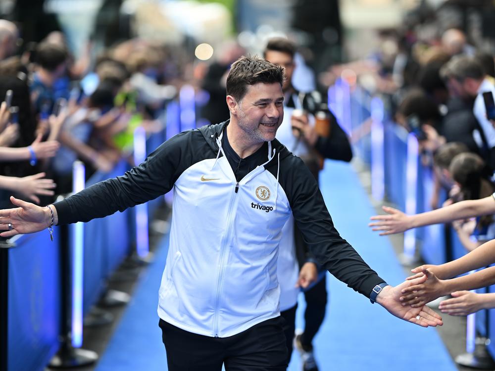 Mauricio Pochettino, new U.S. men's national team coach, arrives at the stadium prior to a Premier League match between AFC Bournemouth and his former club, Chelsea FC, on May 19, 2024 in London, England.