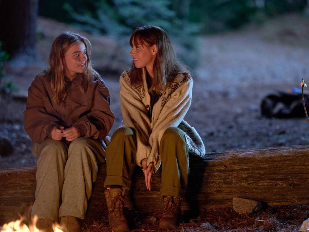  Maisy Stella and Aubrey Plaza in <em>My Old Ass</em>. 