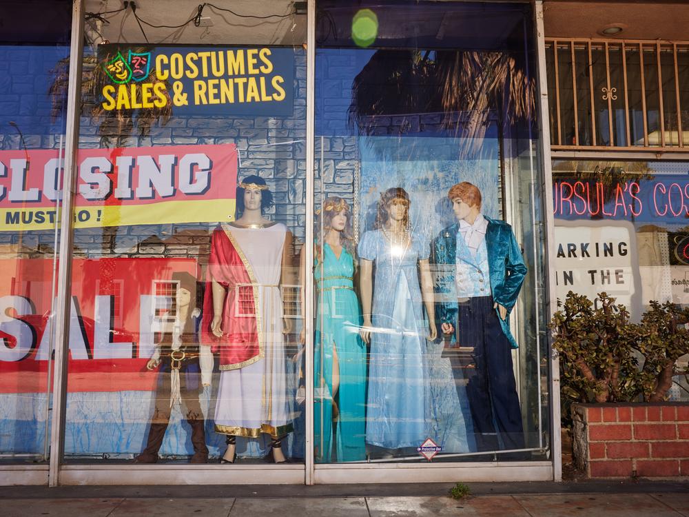 Every costume is now for sale as Boschet prepares to say goodbye to her shop.