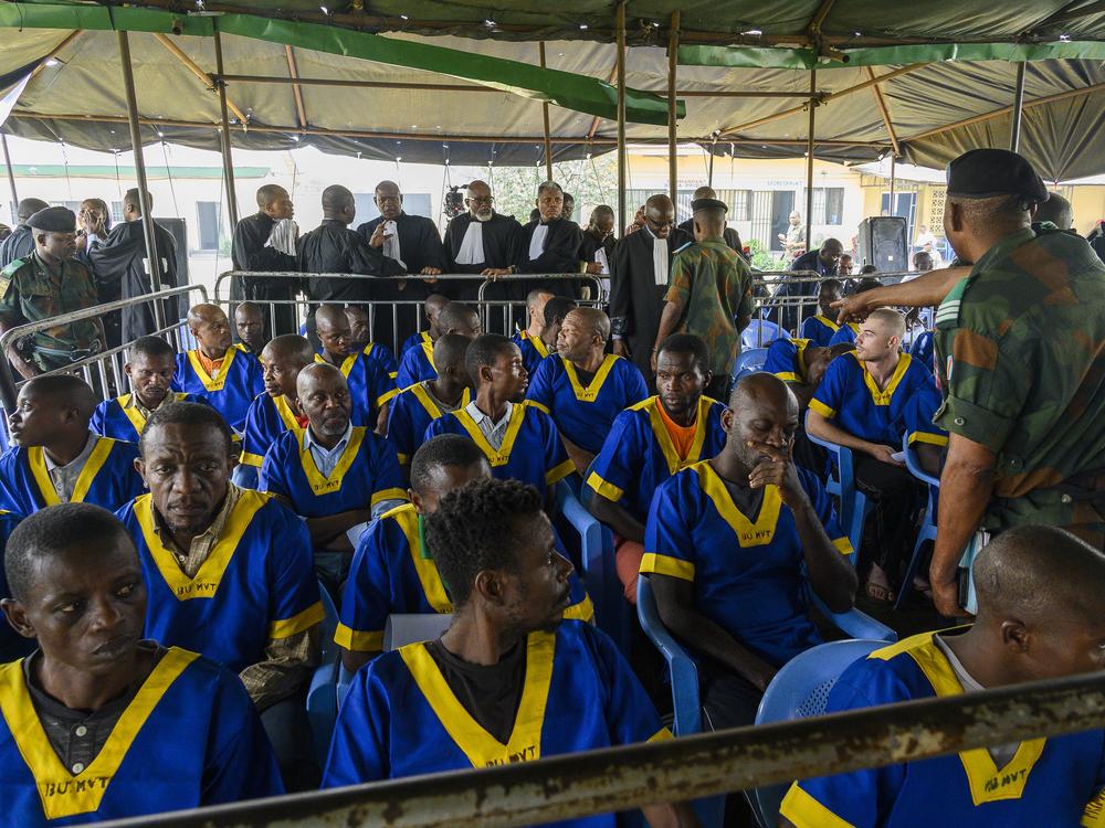 51 defendants faced a military tribunal in the DRC after an attempted coup in May 2024.