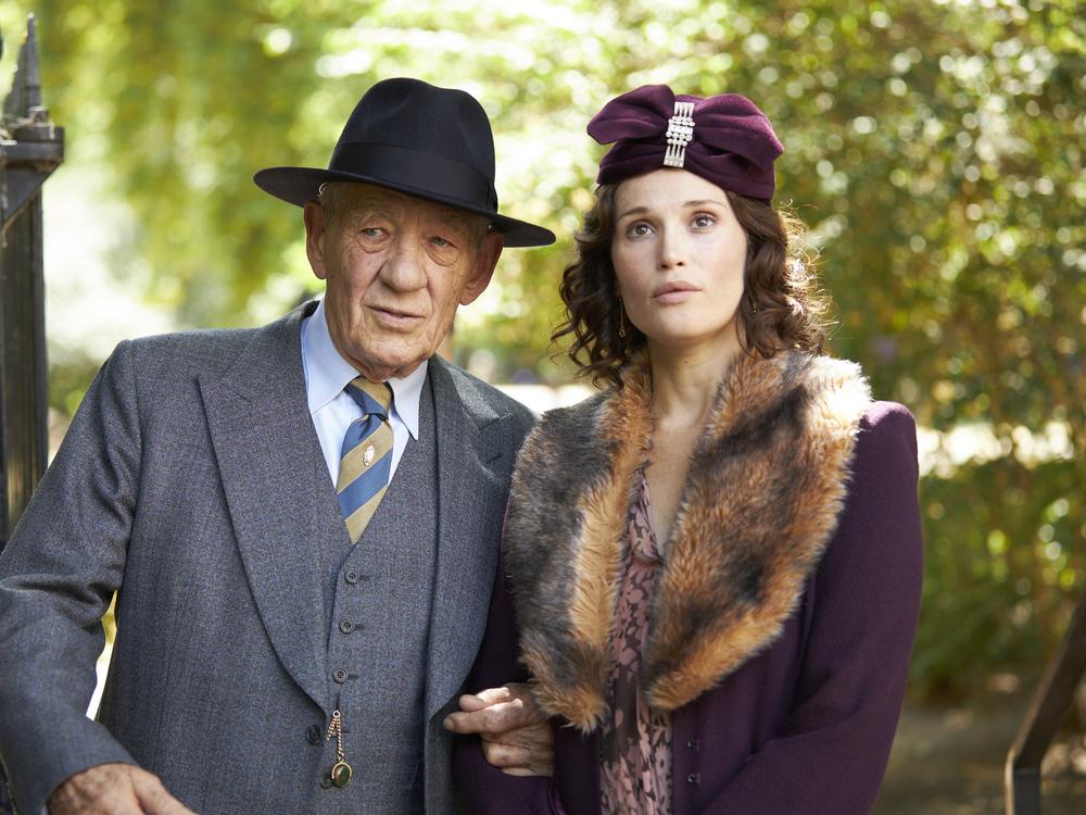 Ian McKellen, left, plays a powerful and reviled theater critic in <em>The Critic</em>, alongside Gemma Arterton, in the role of an actress who was once one of his targets.