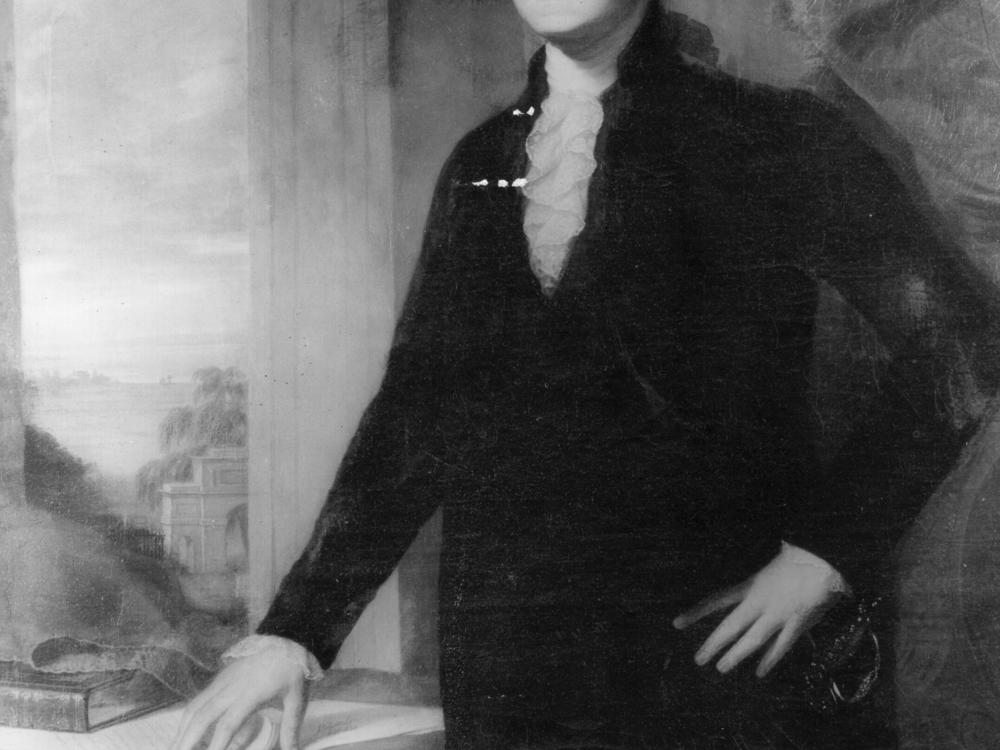 George Washington, the first president of the United States of America, circa 1789.