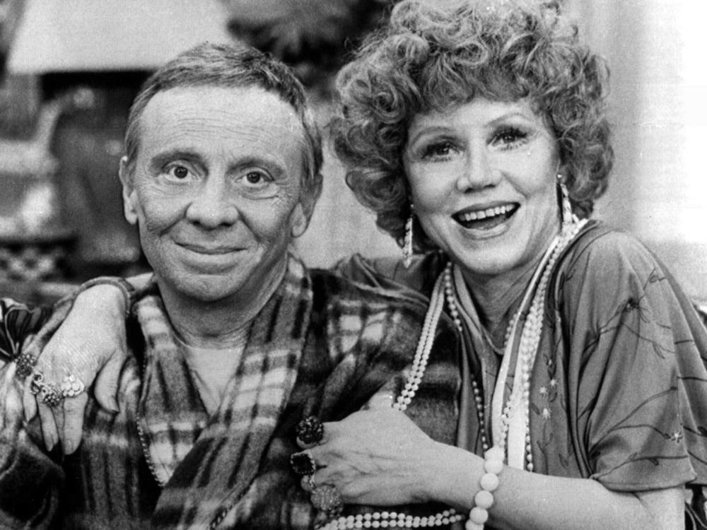 Audra Lindley and Norman Fell played Helen and Stanley Roper on the 1970s sitcom <em>Three's Company.</em>