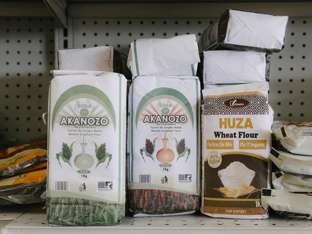 Inside Ikaze East African Market in Dayton, Ohio.
