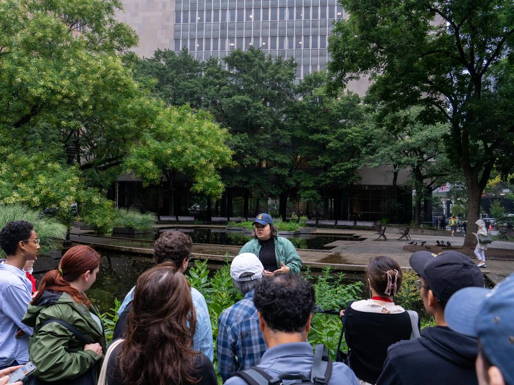 New York City's appointed Rat Czar, Kathleen Corradi, educates attendees of her 