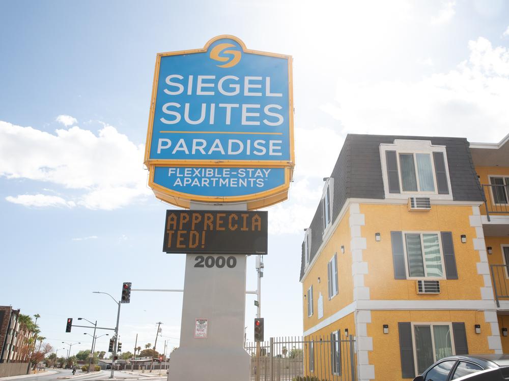 Siegel Suites flexible-stay apartments in Las Vegas, Nevada, on Sept. 20, 2024.