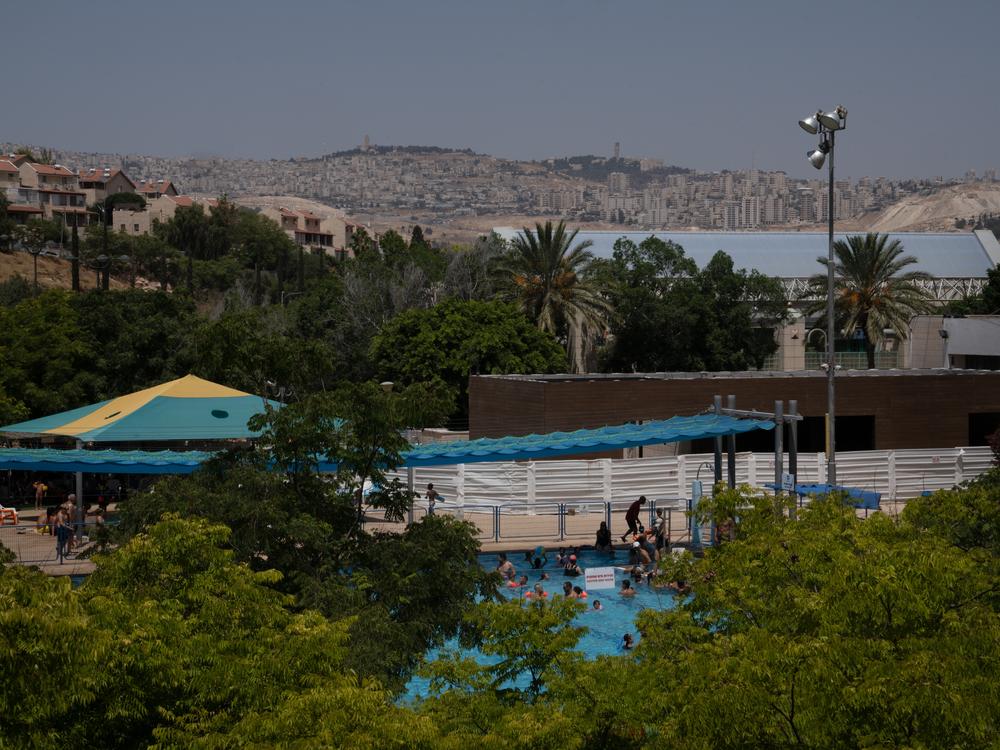 The Ma'ale Adumim settlement in the occupied West Bank. 