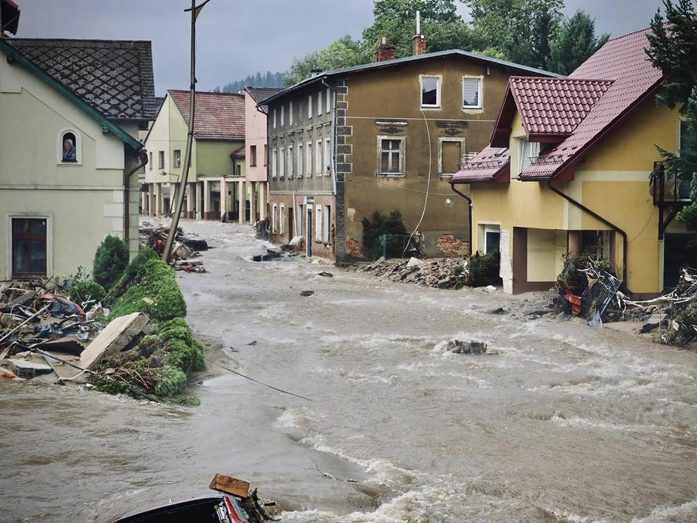 Rain inundated Central and Eastern Europe in early September, causing massive flooding, including in the town of Nysa, southwestern Poland. A new study finds that human-caused climate change roughly doubled the likelihood of that intense rainfall.