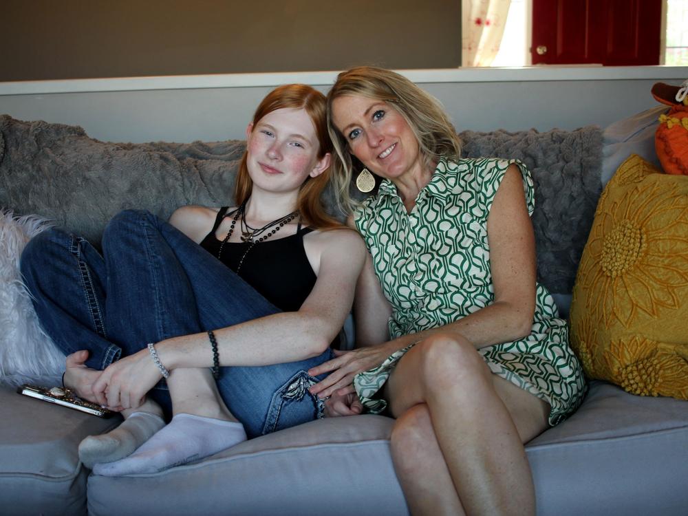 Veronica’s mom, Emily (right), says that before Veronica came out as trans, she already knew. “I was kind of just waiting to hear — I wasn't pushing it, but I just knew.” 