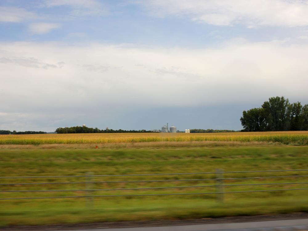  A field in Iowa, a scene on the long drive to Minneapolis for Veronica and her mom, Emily. 