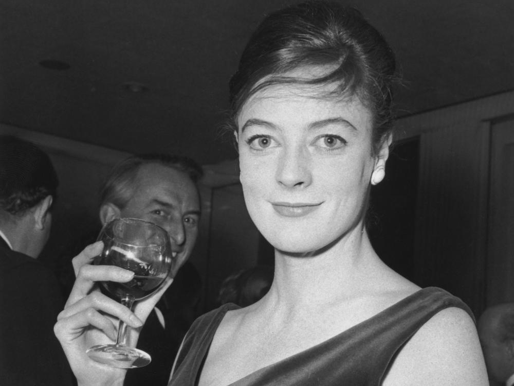 English actress Maggie Smith at the Evening Standard Theatre Awards, London, 25th January 1962. 