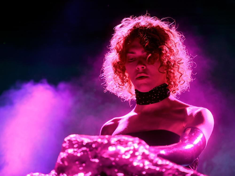 SOPHIE performing at the 2019 Coachella Valley Music And Arts Festival on April 19, 2019, in Indio, Calif.