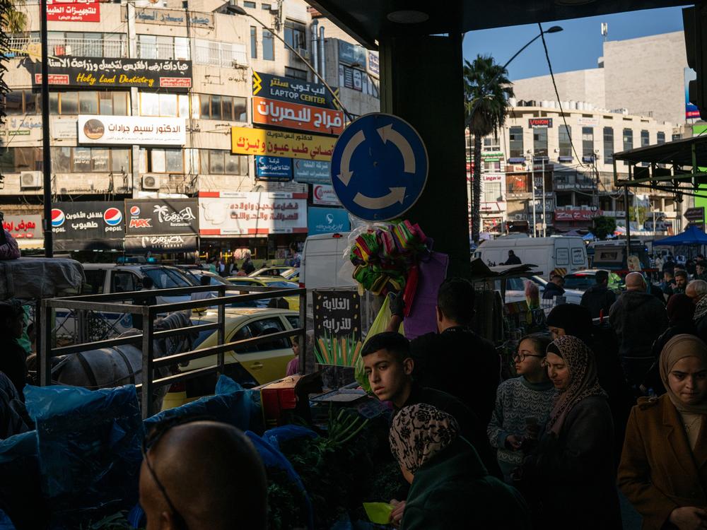 A view of central Hebron, in the occupied West Bank, on Feb. 11.