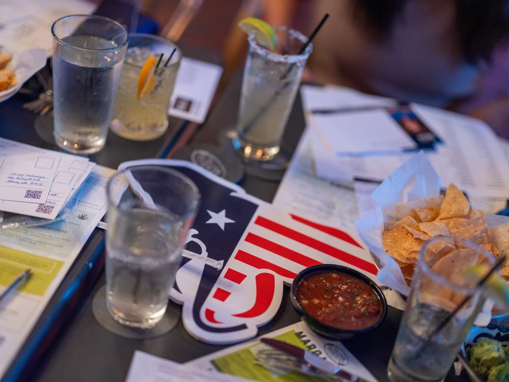 At the Margaritas and Mailers event, there are a range of views on Donald Trump.