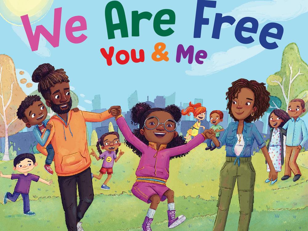 The cover of <em>We Are Free, You and Me</em> by Colin Kaepernick and Nessa Diab, illustrated by Gladys Jose.
