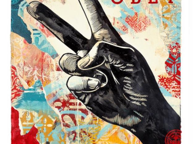 Shepard Fairey, <em>Radical Peace Chaos, </em>Version 1, 2023