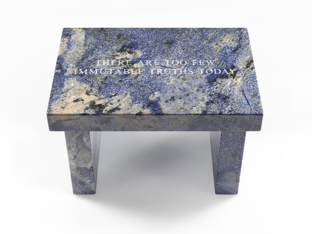 Jenny Holzer, <em>Selection from Truisms: There are too few..., </em>2023.