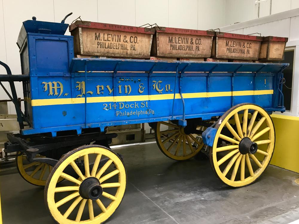Tracie Levin's great-grandfather began ripening bananas on Dock Street in Philadelphia in 1906. One of his original wagons is still on display in the company's warehouse.