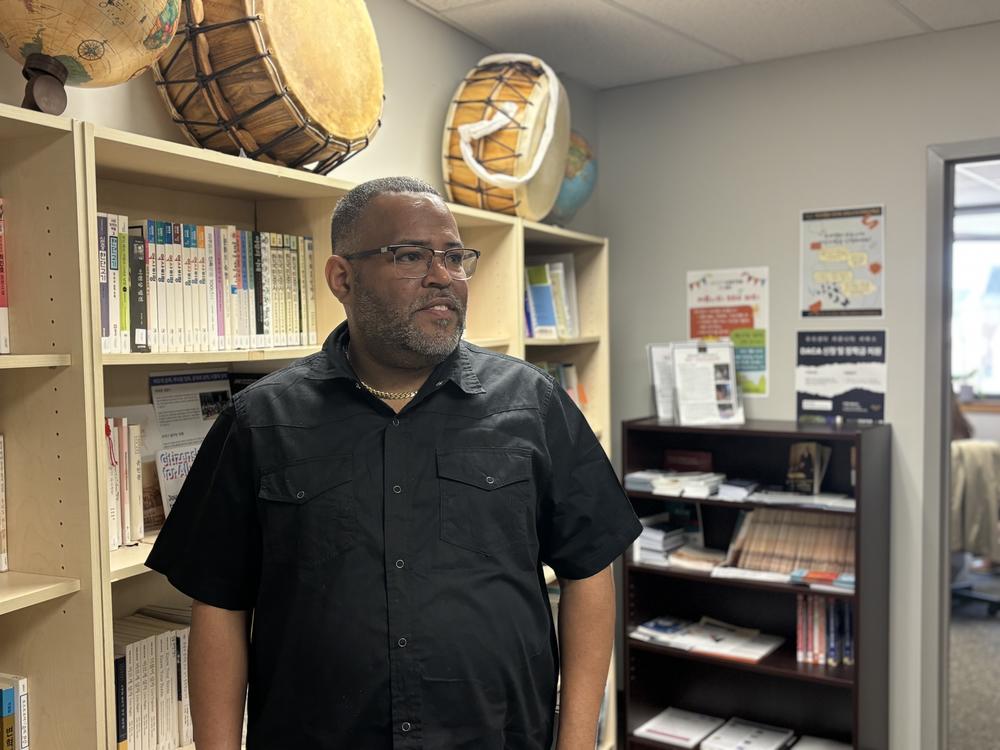 Huascar Aragonés just registered to vote in September. Originally from the Dominican Republic, shared his concerns as a immigrant and the policies of former President Donald Trump as his motivation to become a citizen — and to vote.