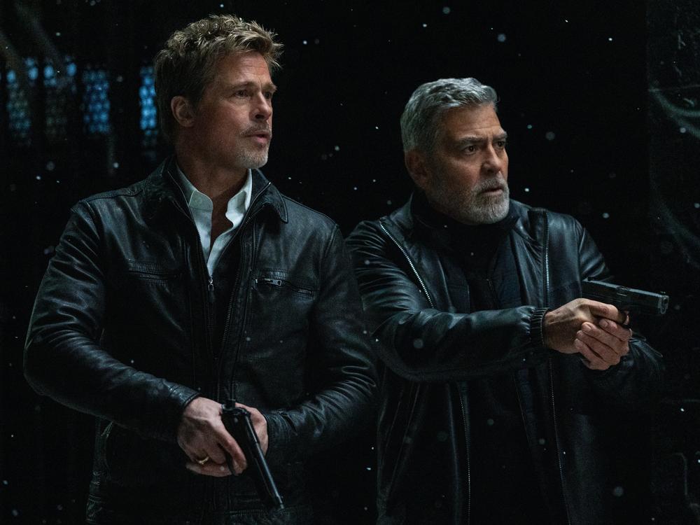 Brad Pitt and George Clooney play competing Hollywood 