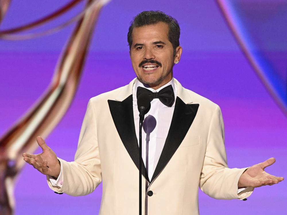 John Leguizamo speaks onstage at the 76th Emmy Awards on Sunday, Sept. 15, in Los Angeles.