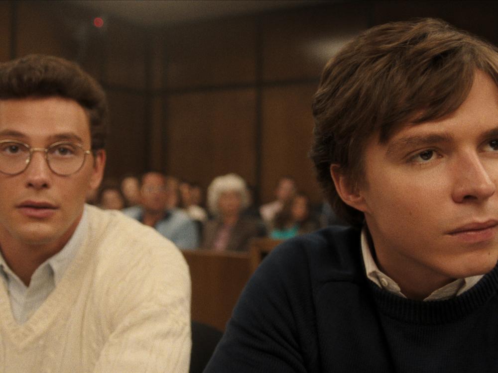 Cooper Koch as Erik Menendez (left) and Nicholas Chavez as Lyle Menendez in episode 8 of <em>Monsters: The Lyle And Erik Menendez Story. </em>