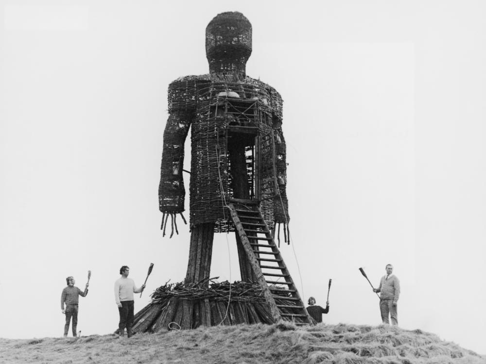 In 1973's <em>The Wicker Man</em>, British policeman (Edward Woodward) visits a remote Scottish island to find that the locals have embraced a form of paganism.